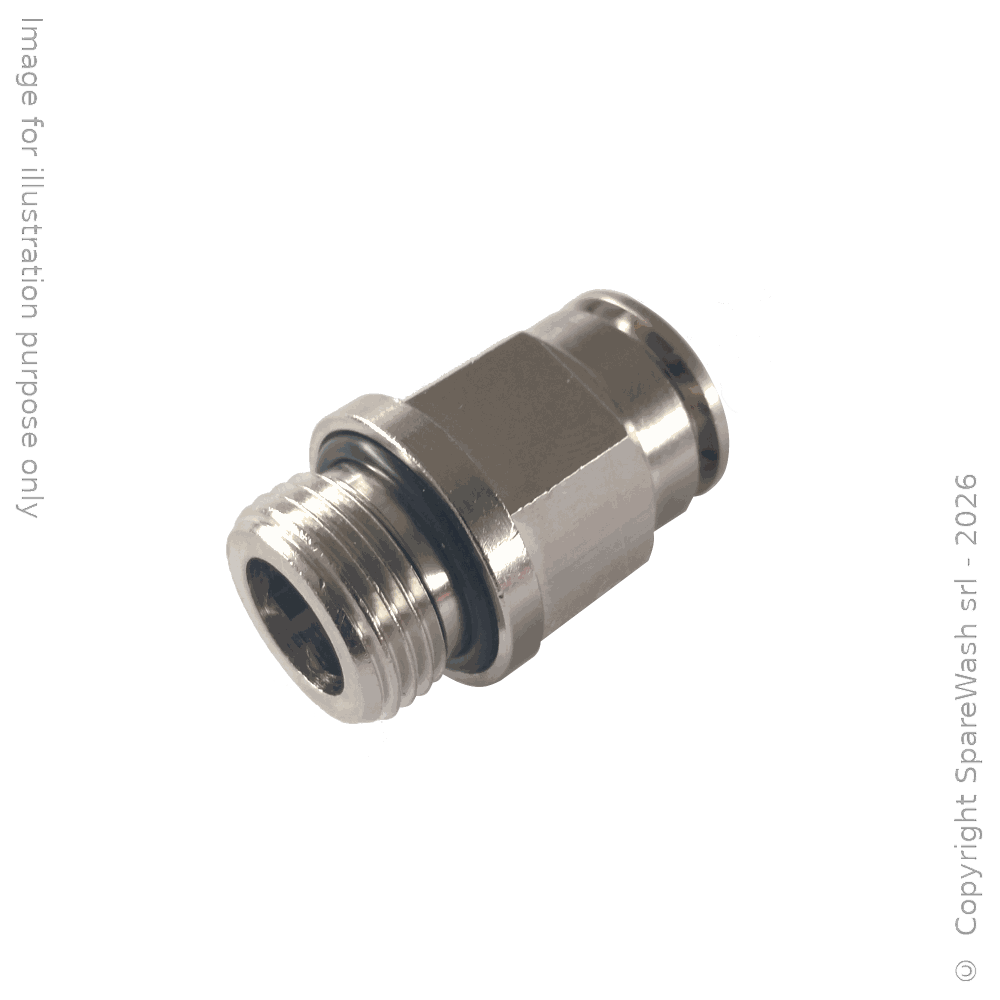 RACOR RECTO G3/8 LATIGUILLO D12