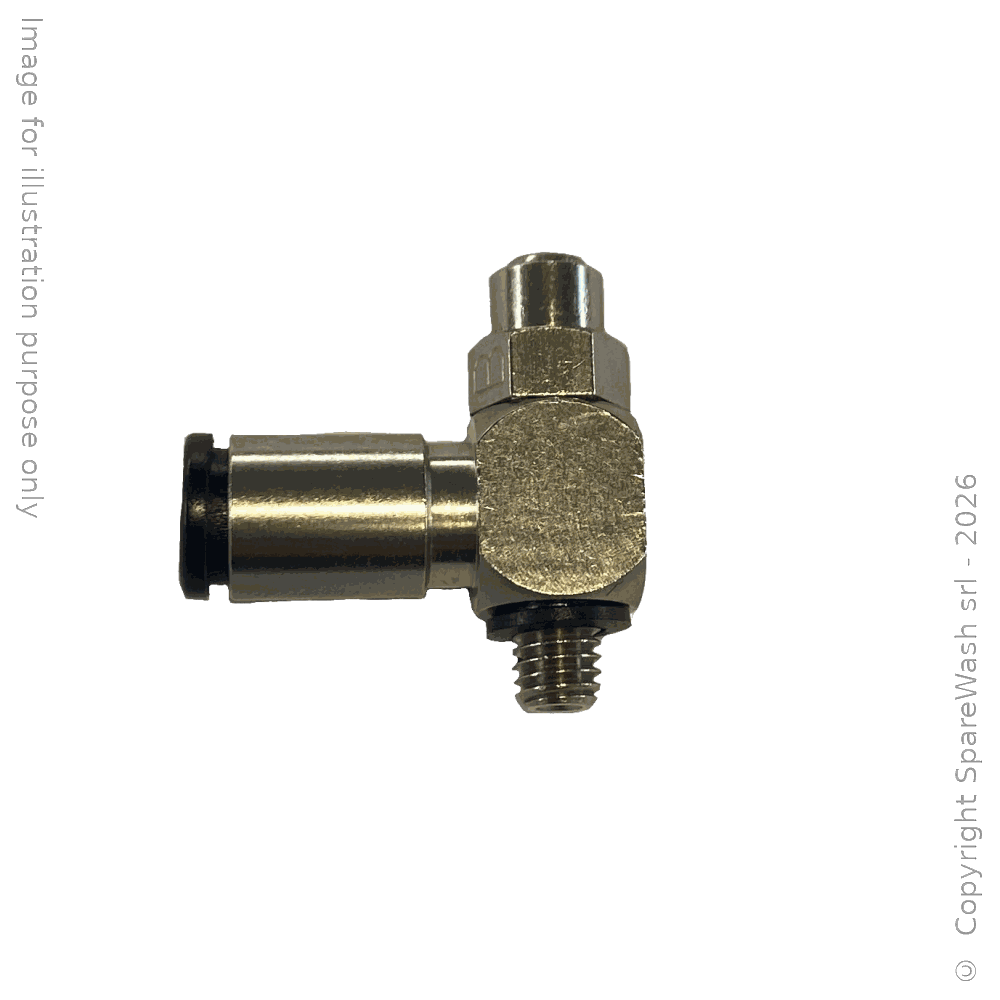 [70500028] REGULADOR DE CAUDAL PARA CILINDRO 90° M5 LATIGUILLO D4