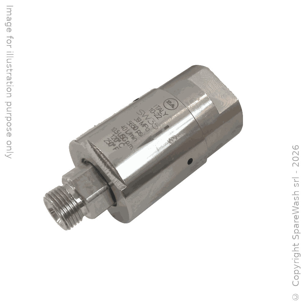 STRAIGHT ROTATING SWIVEL JOINT  G3/8F - G3/8M HIGH ROTATION