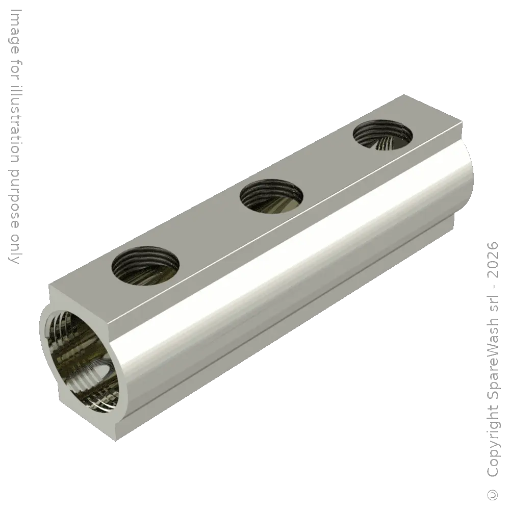 MANIFOLD BRASS - INLET 2XG1 - OUTLET 3XG1/2