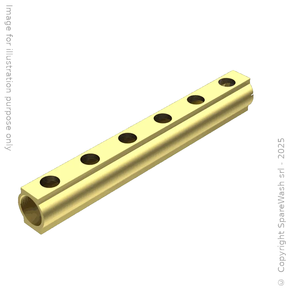 MANIFOLD BRASS - INLET 2XG1 - OUTLET 6XG1/2
