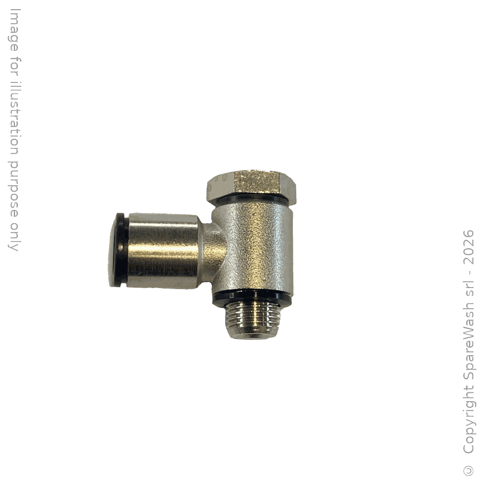 [70500059] RACCORD TOURNANT 90° G1/8 TUYAU D8