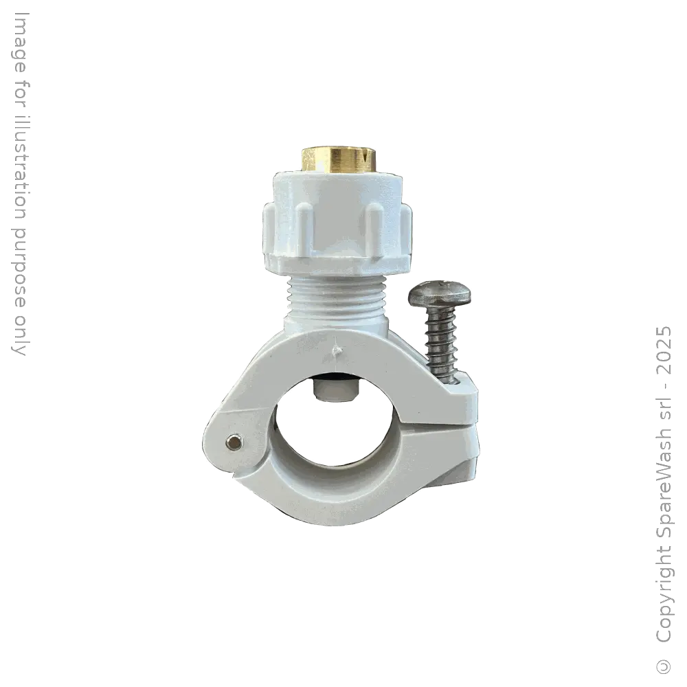 [60800107] PORTAUGELLO + UGELLO BASSA PRESSIONE G1/2 - 90/15 OTTONE