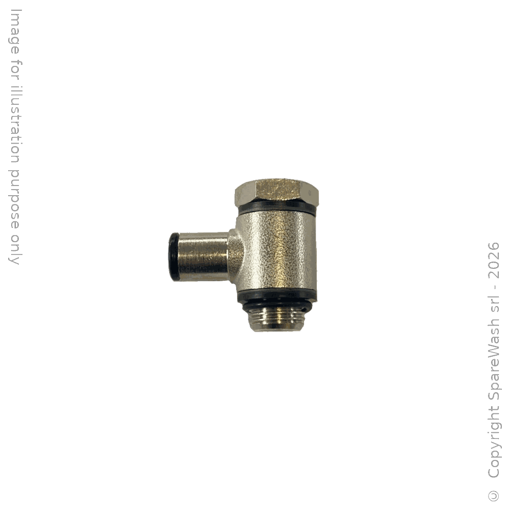 [70500066] RACOR GIRATORIO 90° G1/4 LATIGUILLO D6