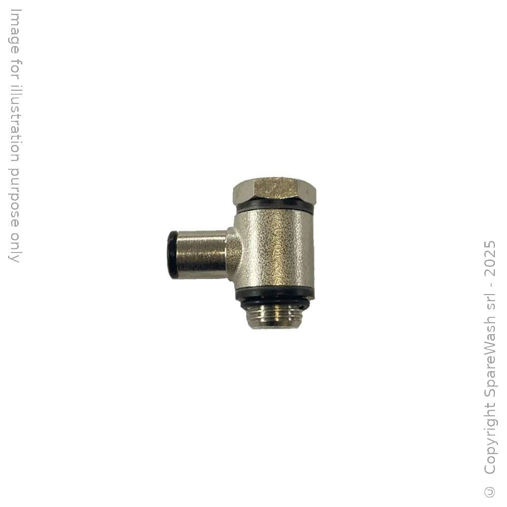 [70500066] SWIVEL FITTING 90° G1/4 HOSE D6