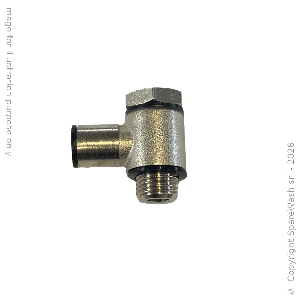 [70500073] RACOR GIRATORIO 90° G1/4 LATIGUILLO D8