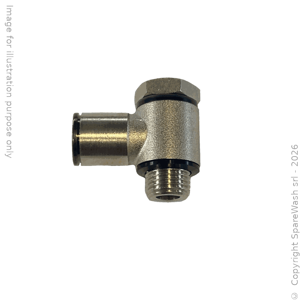 [70500097] RACCORD TOURNANT 90° G1/4 TUYAU D10