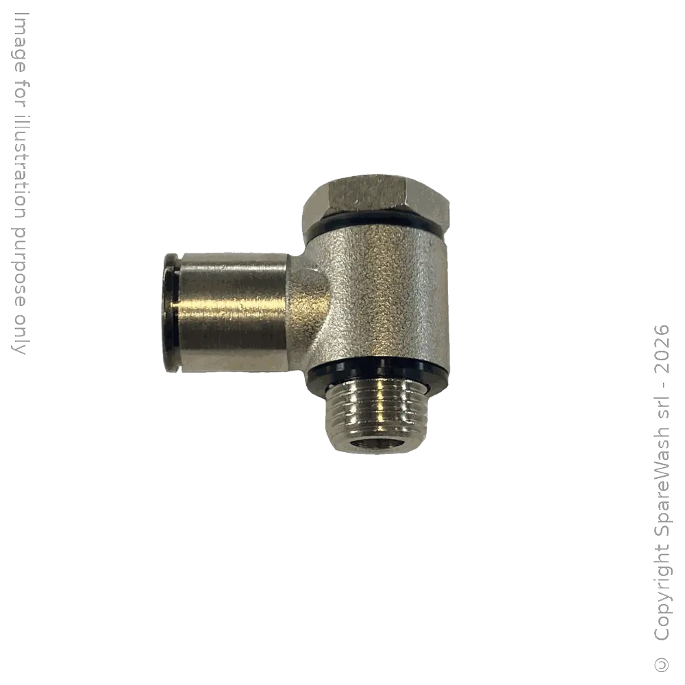 SWIVEL FITTING 90° G1/4 HOSE D10