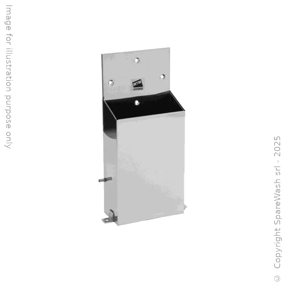 [61600096] PORTASPAZZOLA A PAVIMENTO/PARETE INOX