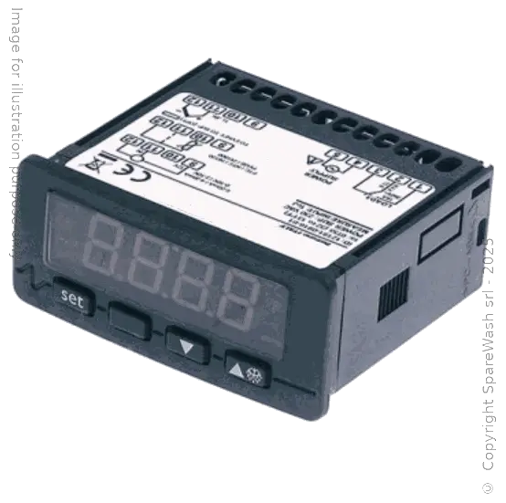 TERMOSTATO DIGITALE 24VAC/DC - SONDA PTC/NTC