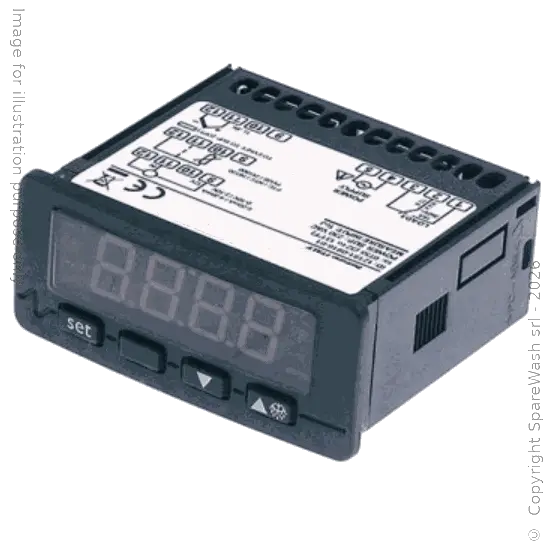 TERMOSTATO DIGITALE 24VAC/DC - SONDA PTC/NTC
