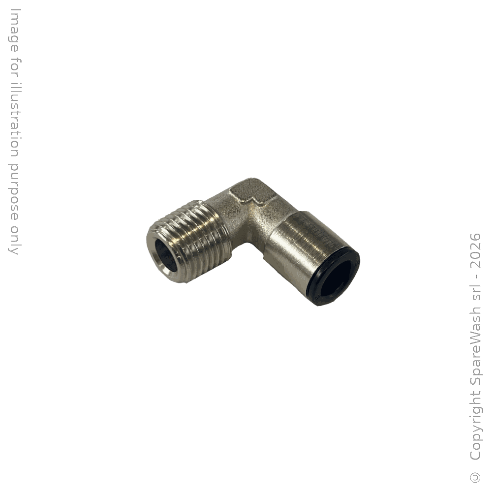 [70500134] RACCORD FIXE 90° G1/4 TUYAU D8