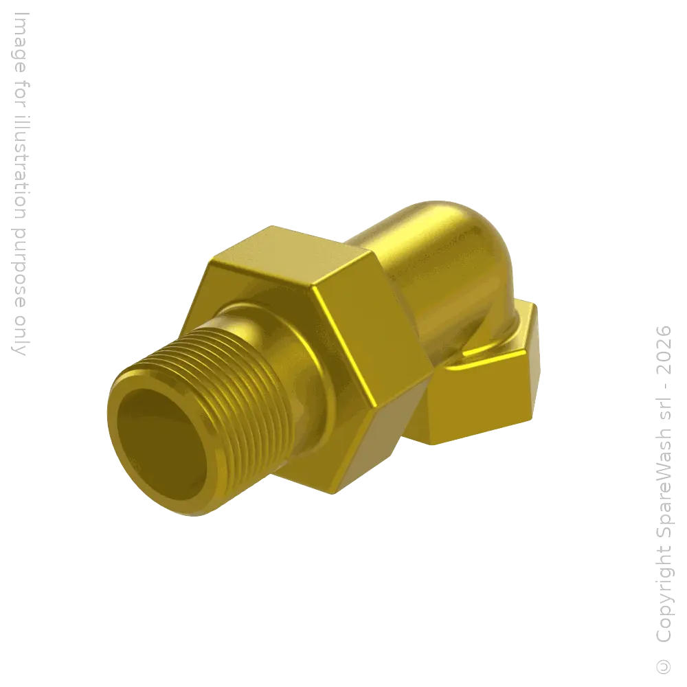 NIPPLE CONIQUE OSCILLANT 90° G1/2