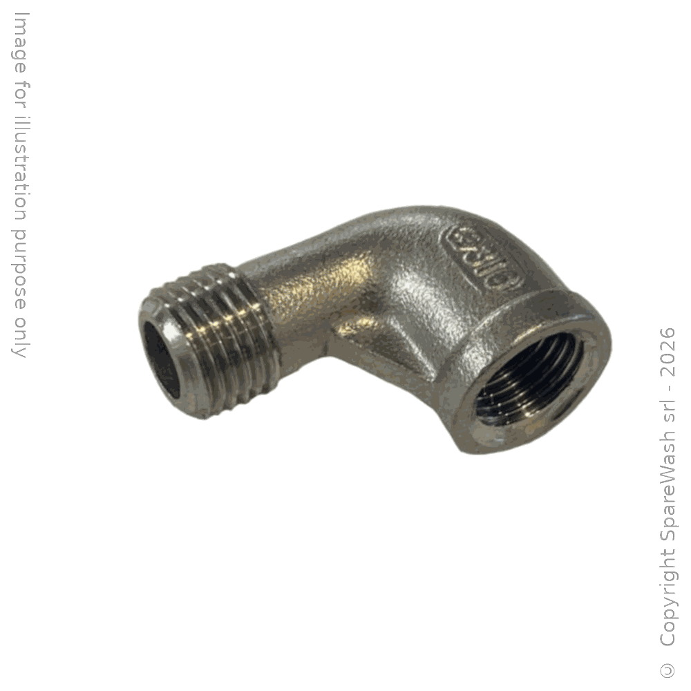 [70500257] VERSCHRAUBUNG 90° G1/4M G1/4W ELDELSTAHL