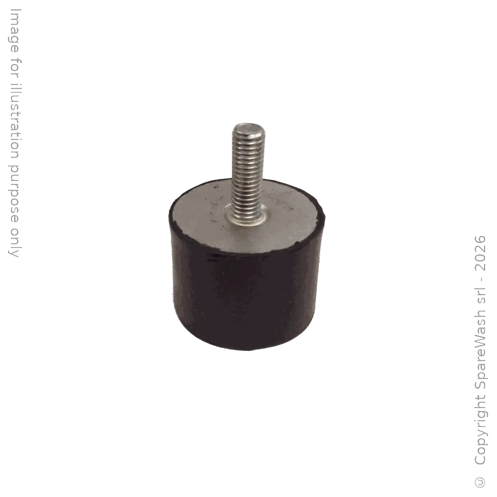 AMORTIGUADOR CILÍNDRICO D40X30 TORNILLO M8X22