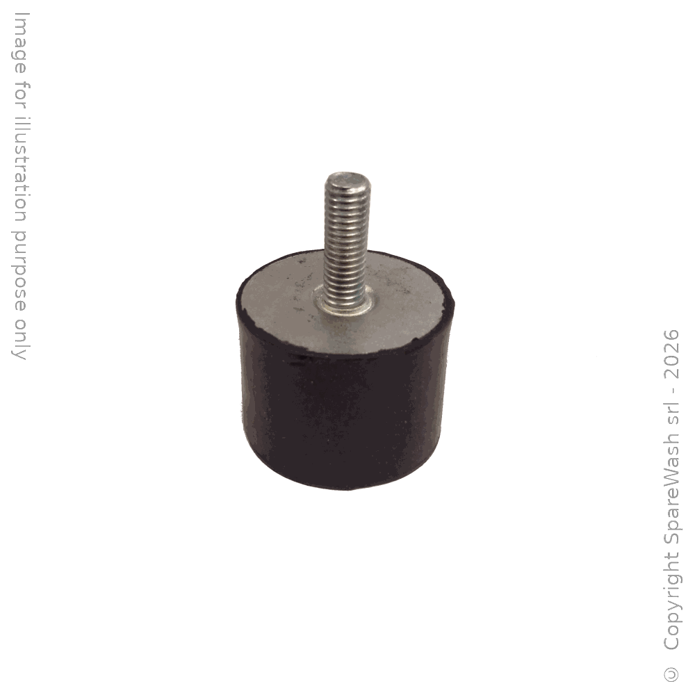 [90300073] CYLINDRICAL BUFFER D40X30 SCREW M8X22