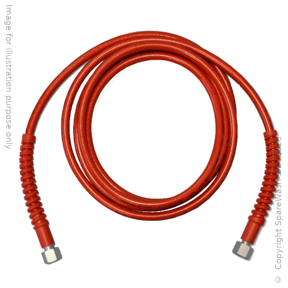 [60600028] TUBO HP ANTIMACCHIA G3/8F - G3/8F L3500 ROSSO