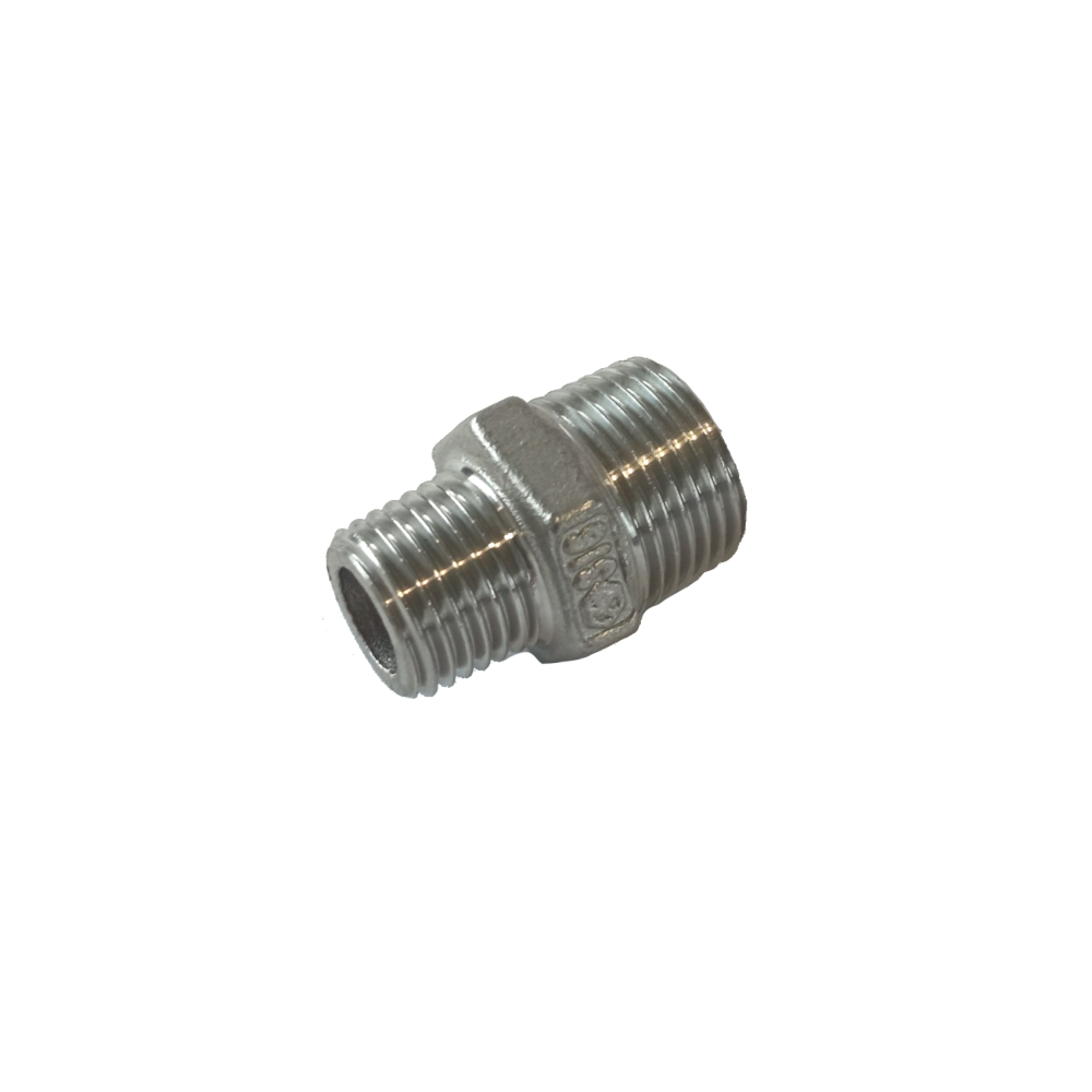 CONICAL NIPPLE G3/8 - G1/4 STAINLESS STEEL