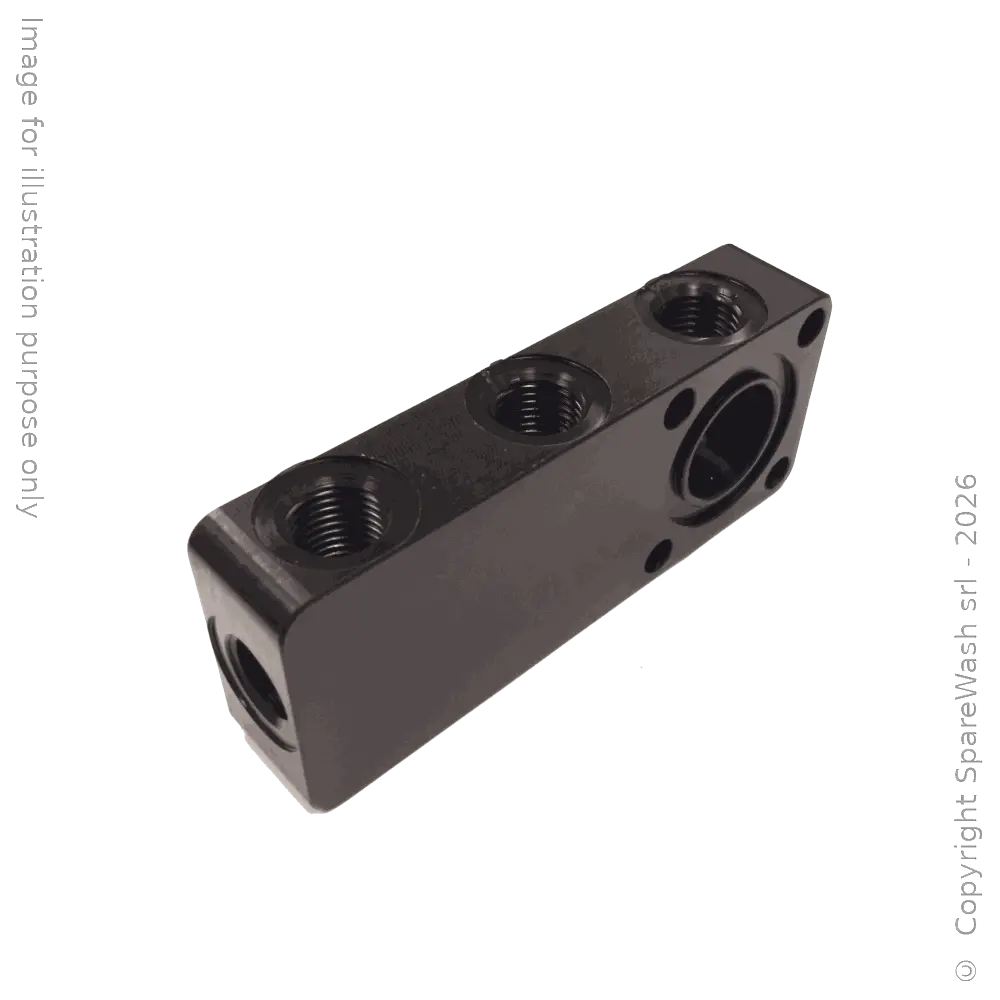 COLLETTORE PER ELETTROVALVOLA MODULARE POM - USCITA 4XG1/4