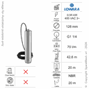 POMPE SUBMERSIBLE POUR EAU CLAIRE LOWARA 3SC4/05/5 0,55KW 400V