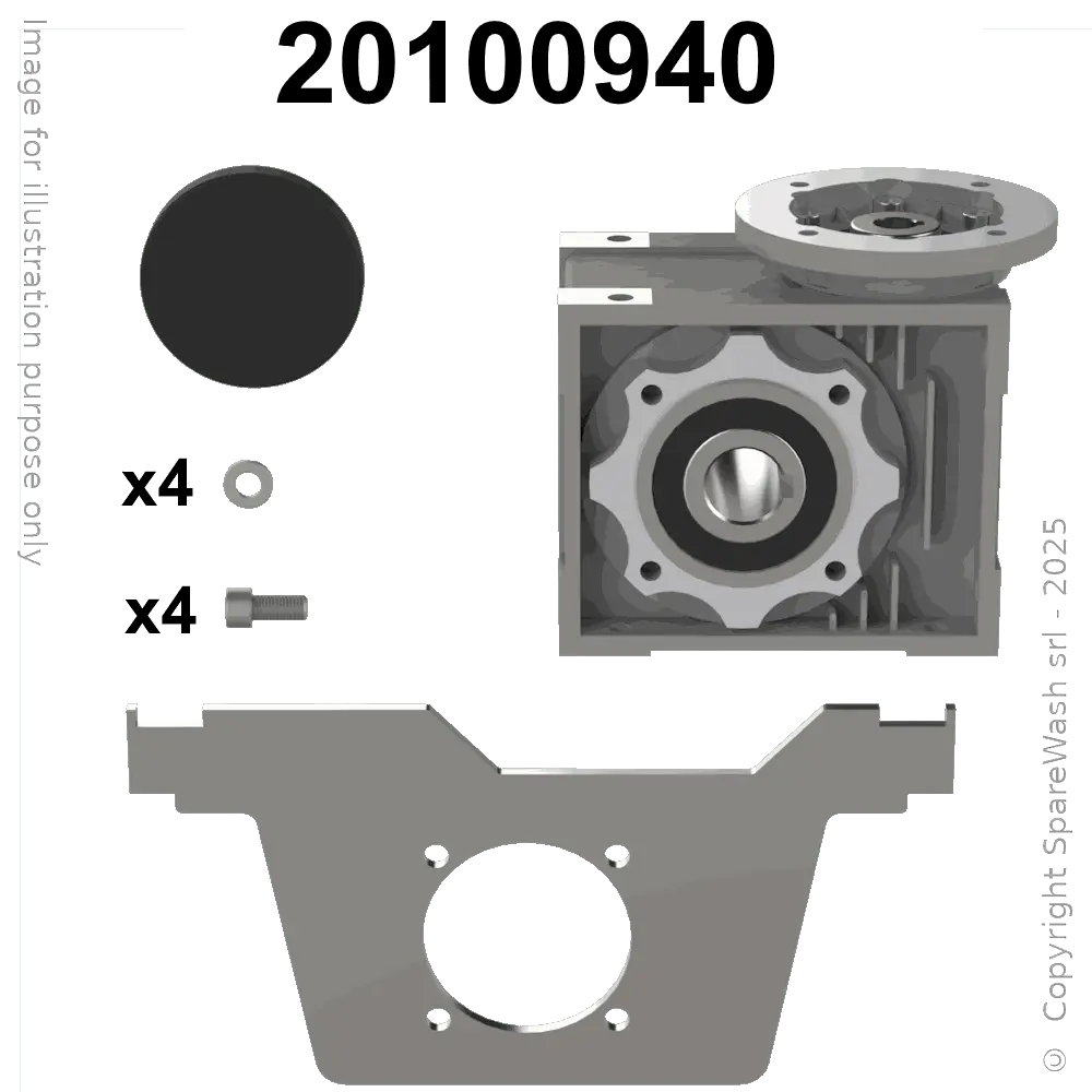 RIDUTTORE VITE SENZA FINE CHIARAVALLI CHM 050 I:50 P71B14 ALBERO CAVO D25 + SUPPORTO S3, S5, S7, S9, S22 E SHP