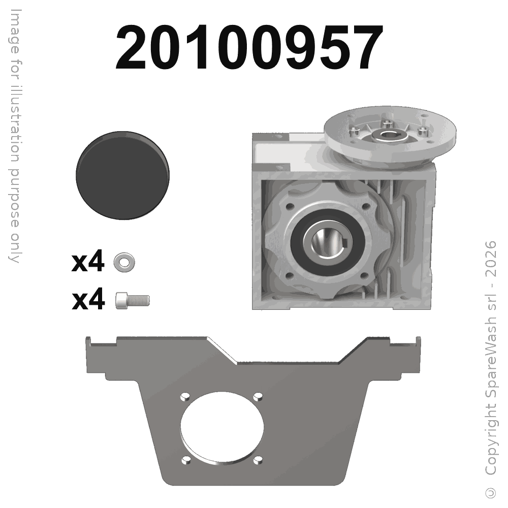 RIDUTTORE VITE SENZA FINE CHIARAVALLI CHM 050 I:50 P71B14 ALBERO CAVO D25 + SUPPORTO S11, SH11 E S111