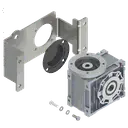 [20100988] WORM GEARBOX CHIARAVALLI CHM 040 I:30 P63B14 HOLLOW SHAFT D18 + BRACKET