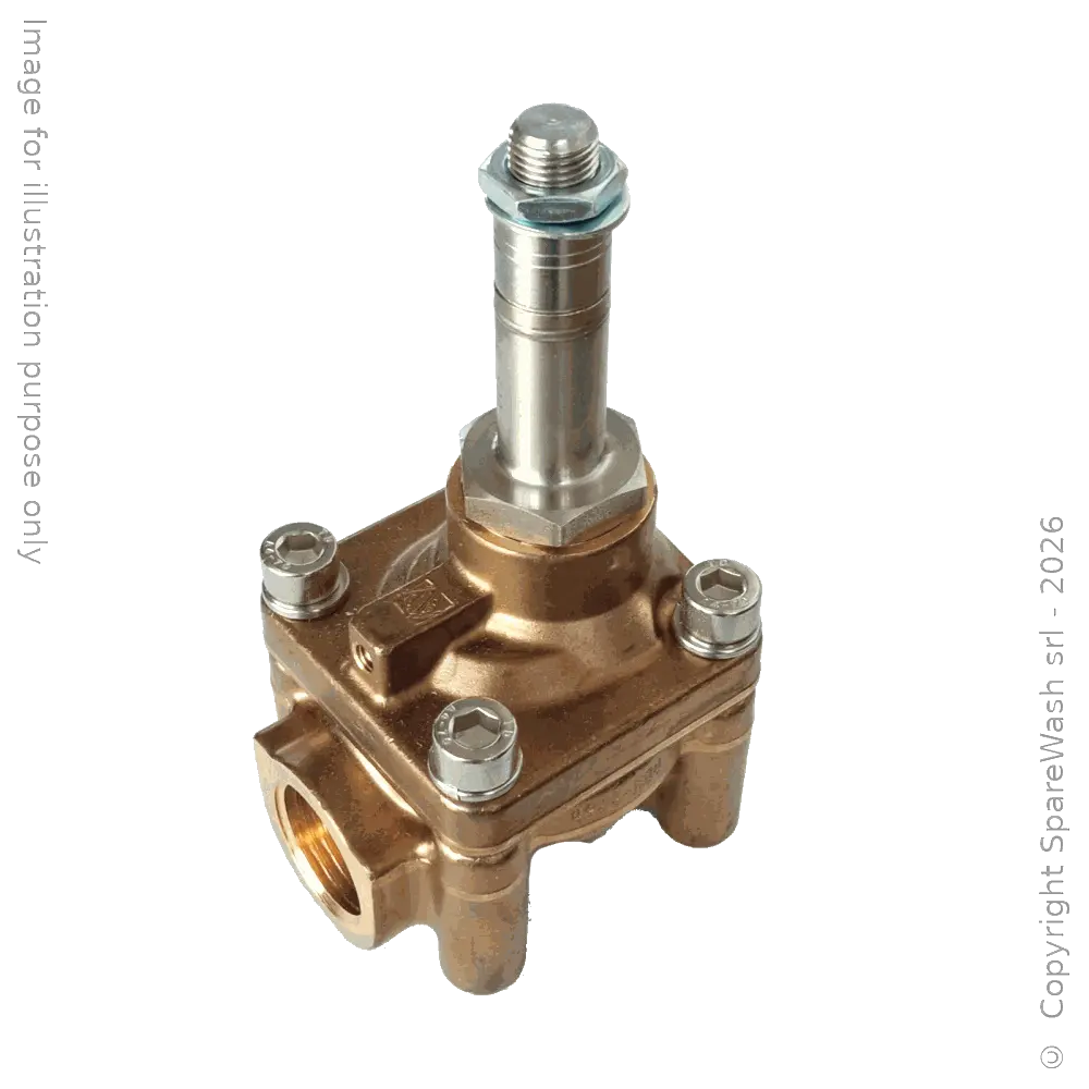 ÉLECTROVANNE HAUTE PRESSION 2/2 G1/2 PBT NC 100BAR