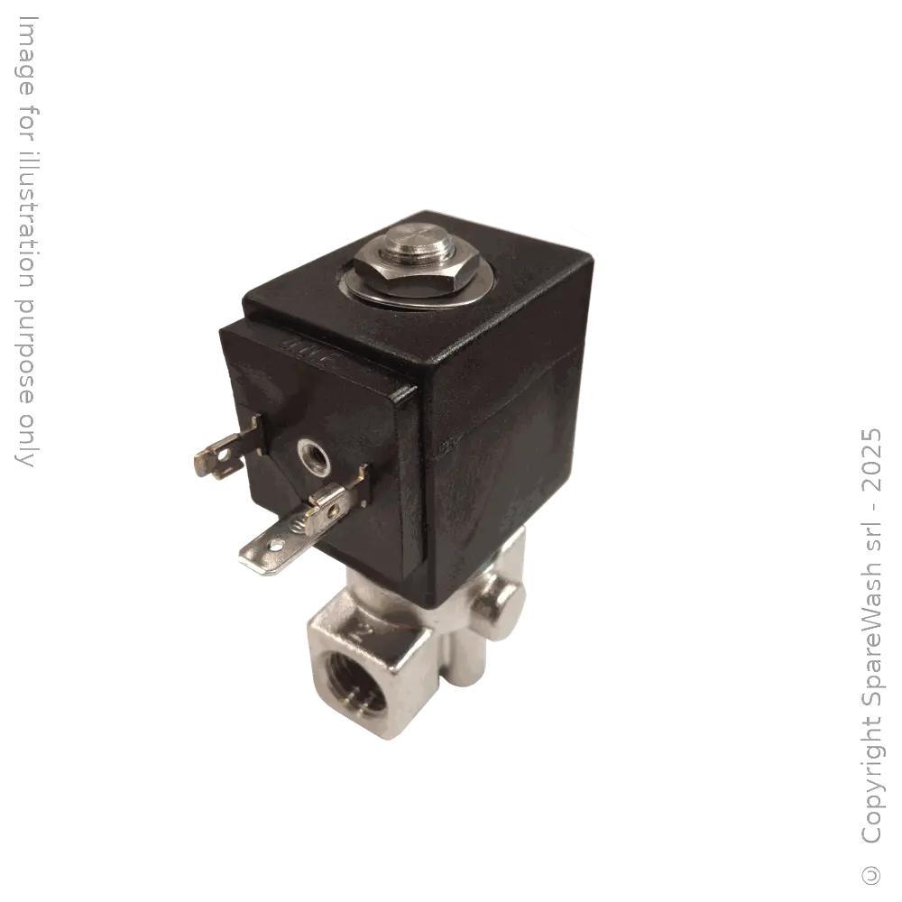 [60300386] SOLENOID VALVE 2/2 G1/4 24VAC PTFE NC STAINLESS STEEL
