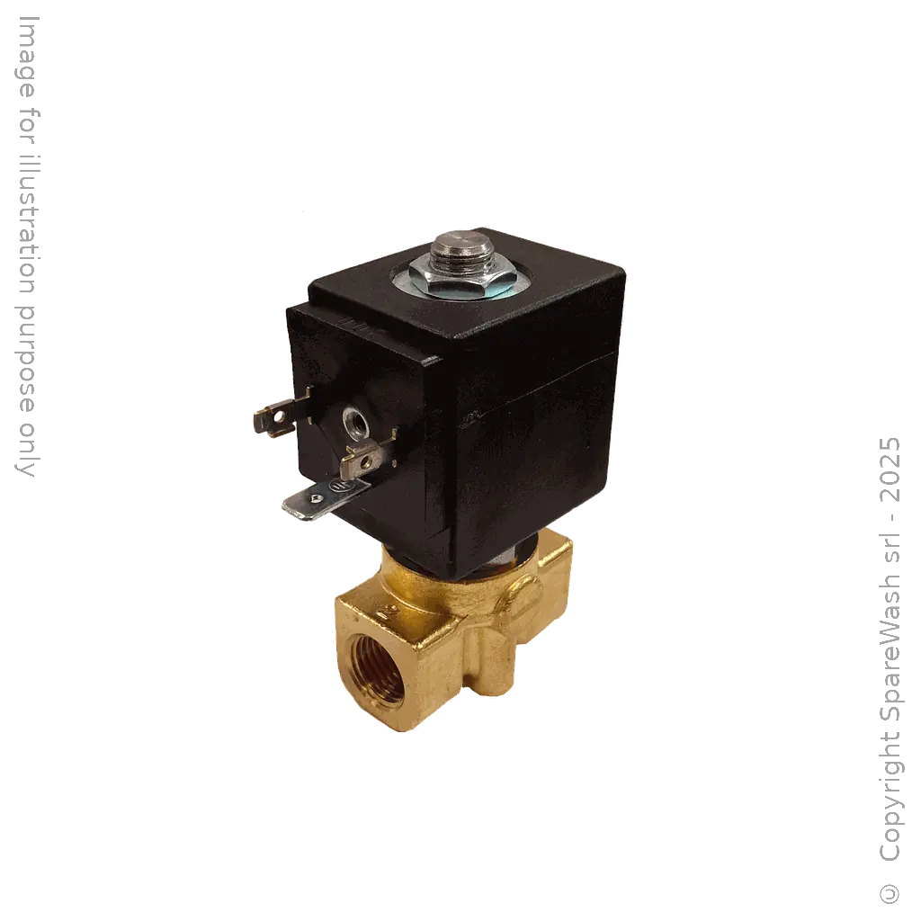 SOLENOID VALVE 2/2 G1/4 24VDC PTFE NC