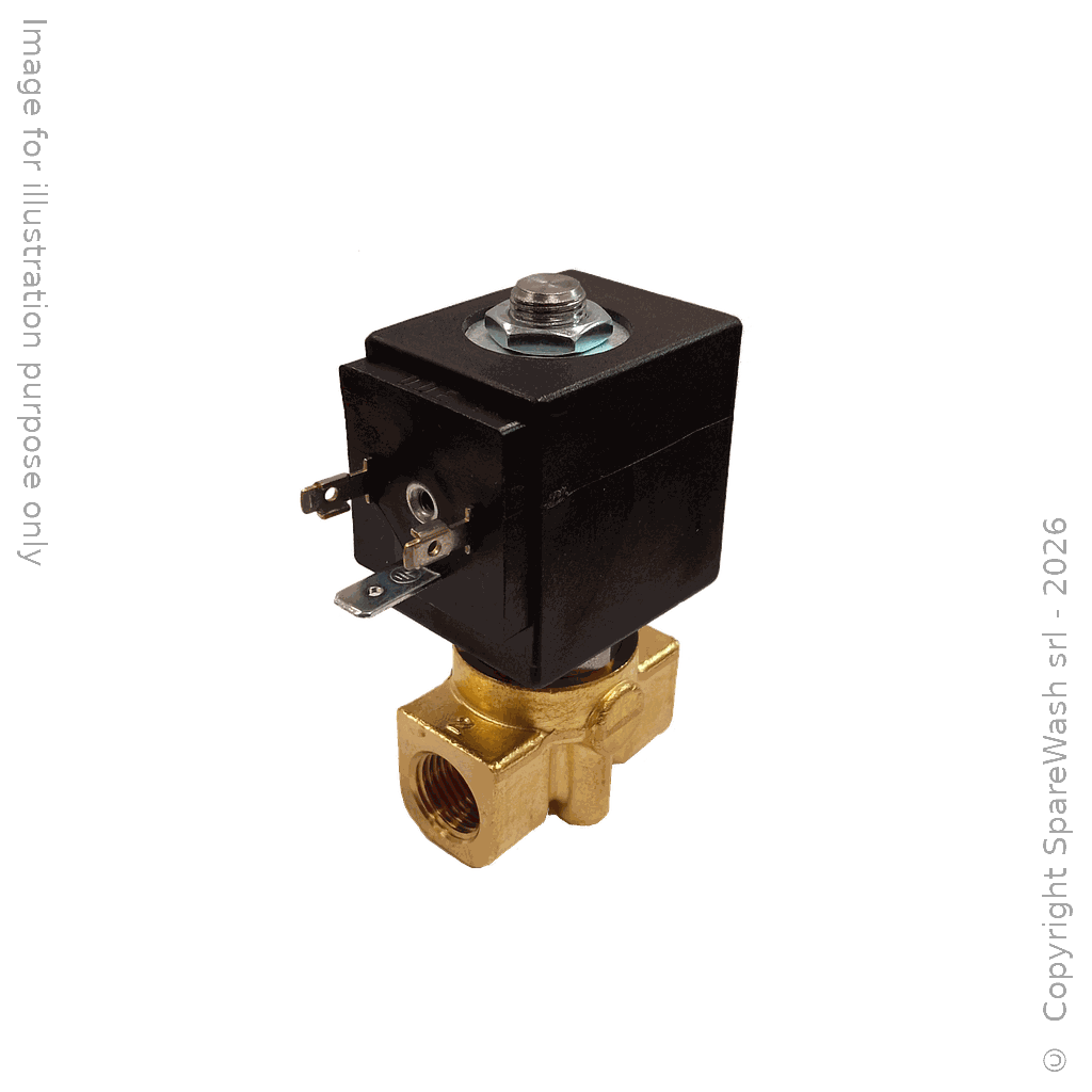 SOLENOID VALVE 2/2 G1/4 24VAC PTFE NC