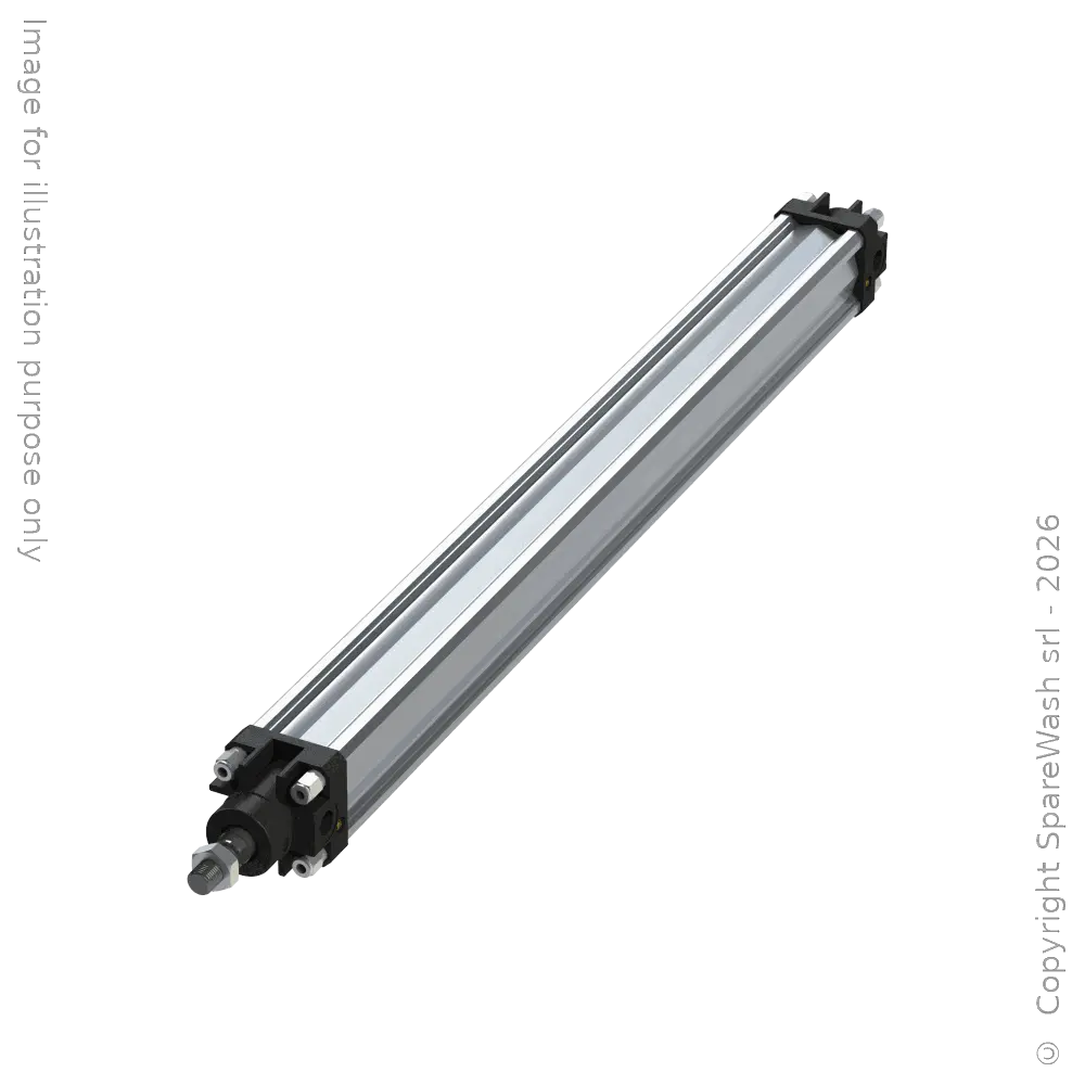 VÉRIN PNEUMATIQUE ISO D40X500 TIGE MÂLE M12X1,25