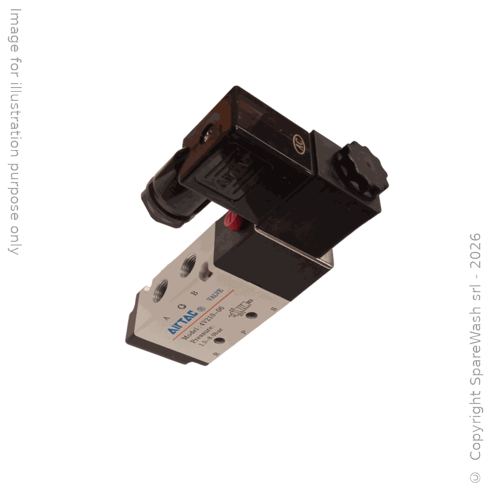 PNEUMATISCHES MAGNETVENTIL MONOSTABIL 5/2 G1/8 24VDC
