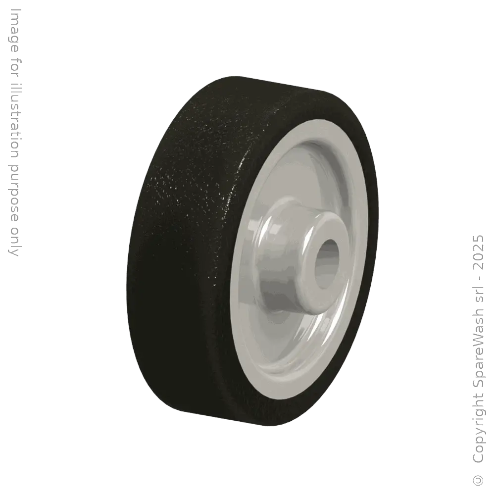 [20400385] WHEEL F. SIDE BRUSH, TOP BRUSH AND DRIER NOZZLE D80X25