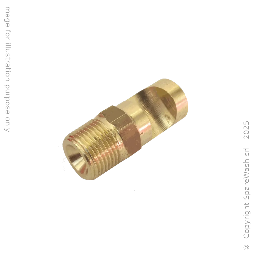 [60800220] LOW PRESSURE NOZZLE G3/8 - 120/60 - BRASS