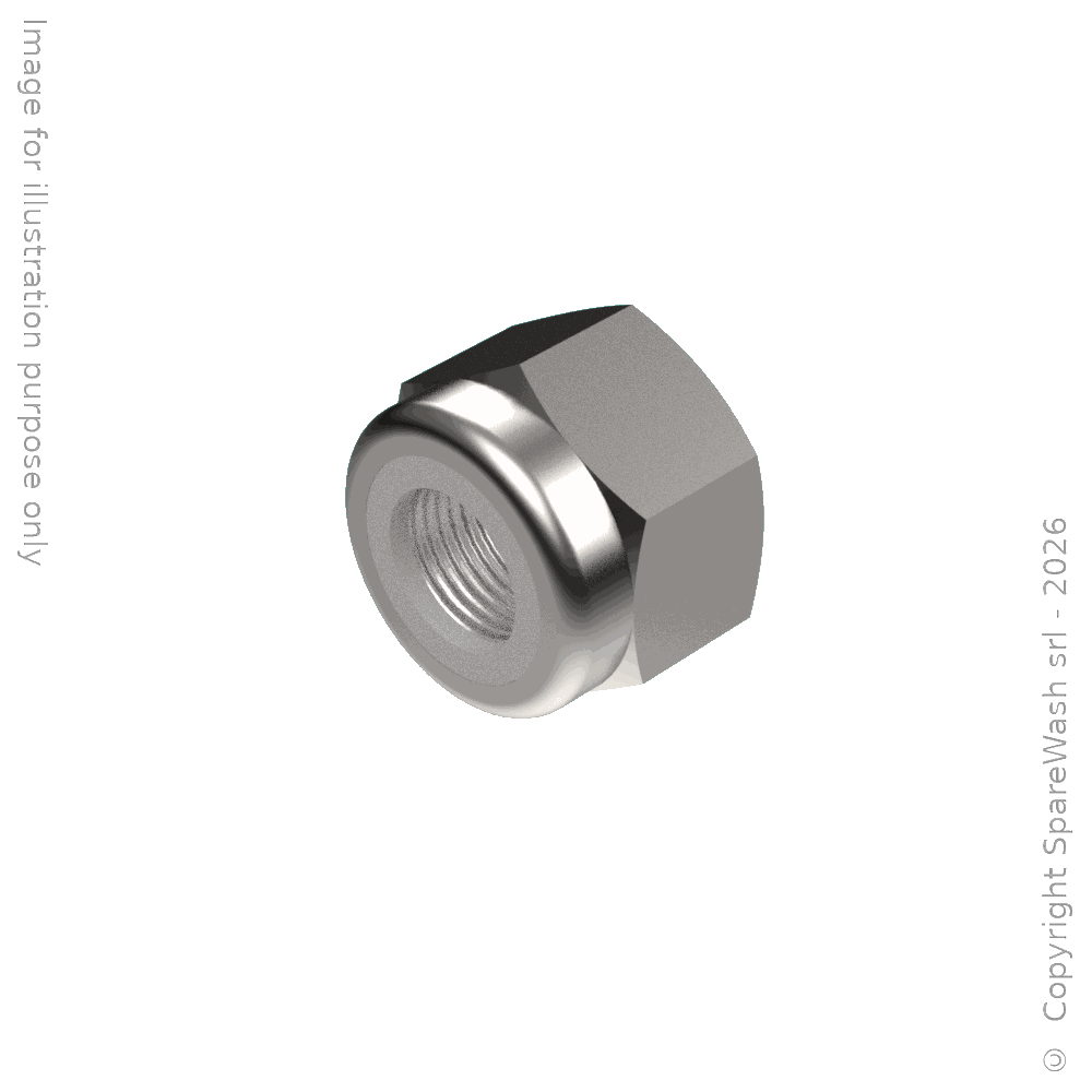 ÉCROU AUTOBLOQUANT HAUT M8 ACIER INOXYDABLE