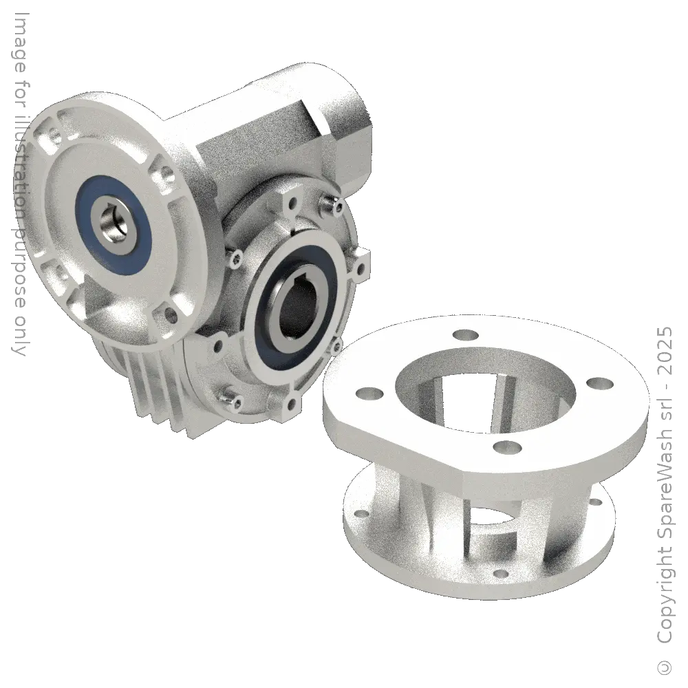 WORM GEARBOX BONFIGLIOLI VF 49F I:45 P71B14 HOLLOW SHAFT D25