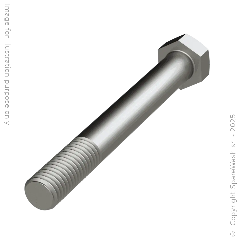 [90400063] PARTIALLY THREATED HEXAGON SCREW M12X100 STAINLESS STEEL