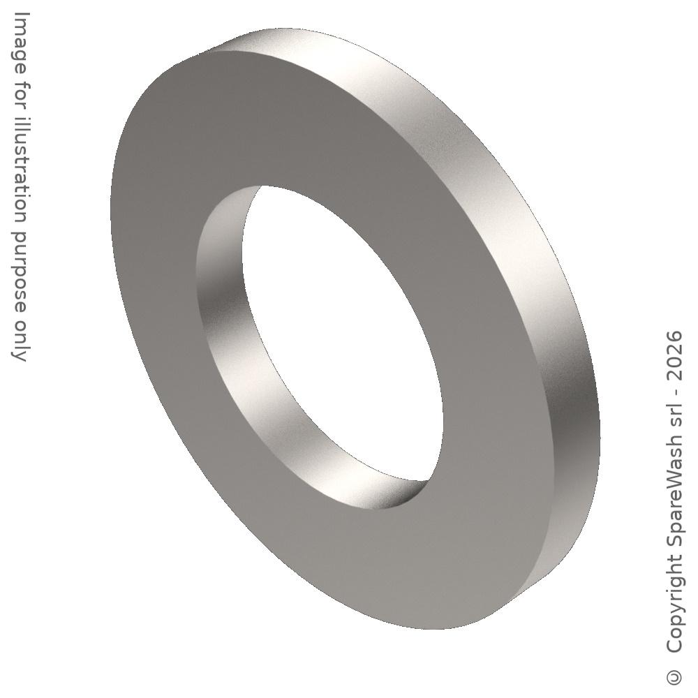 RONDELLE PLANE D12 ACIER INOXYDABLE