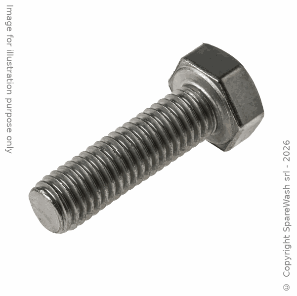 SECHSKANTSCHRAUBE M8X25 ELDELSTAHL