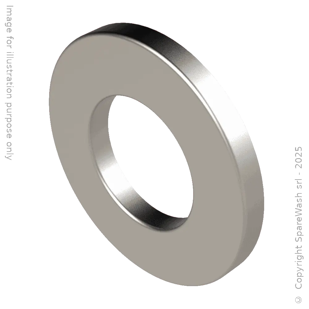 FLACHE SCHEIBE STAHL D10 ELDELSTAHL