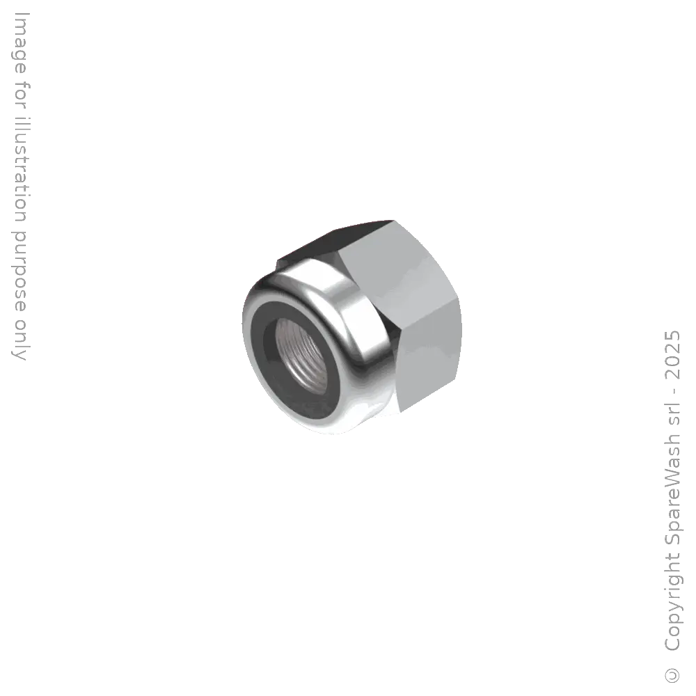 [90400230] SELF-LOCKING NUT HIGH PROFILE M5 GALVANIZED