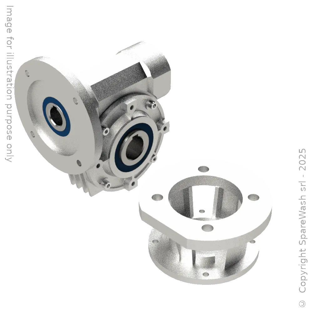 WORM GEARBOX BONFIGLIOLI VF 49F I:10 P80B14 HOLLOW SHAFT D25