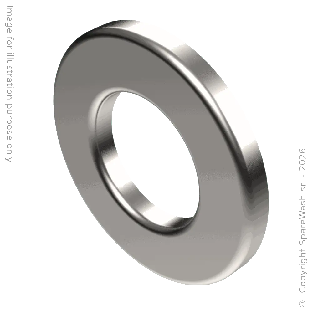 ARANDELA PLANA D8 ACERO INOXIDABLE