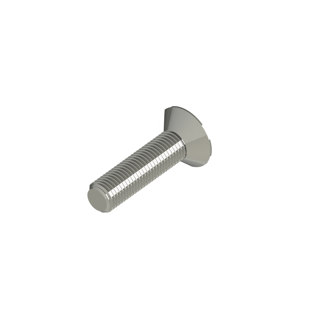 TORNILLO DE CABEZA AVELLANADA CON HUECO HEXAGONAL M5X20 ACERO INOXIDABLE