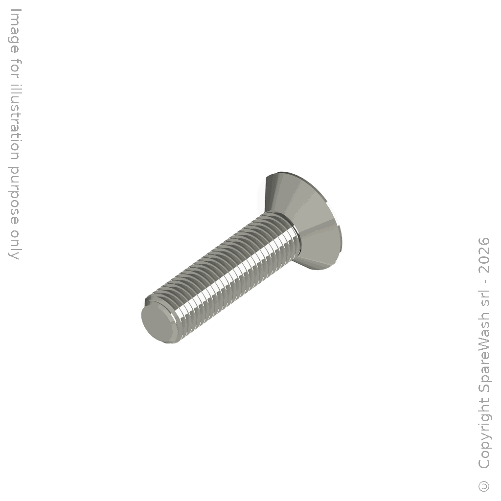 VIS À SIX PANS CREUX À TÊTE FRAISÉE M5X20 ACIER INOXYDABLE