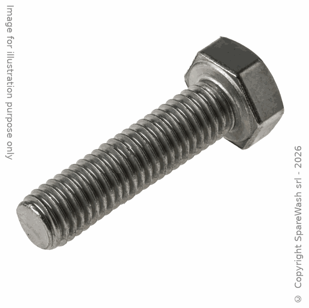 [90400315] TORNILLO HEXAGONAL M8X30 ACERO INOXIDABLE