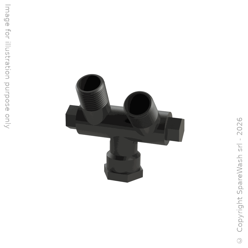 PORTAUGELLO SNODATO DOPPIO G3/8