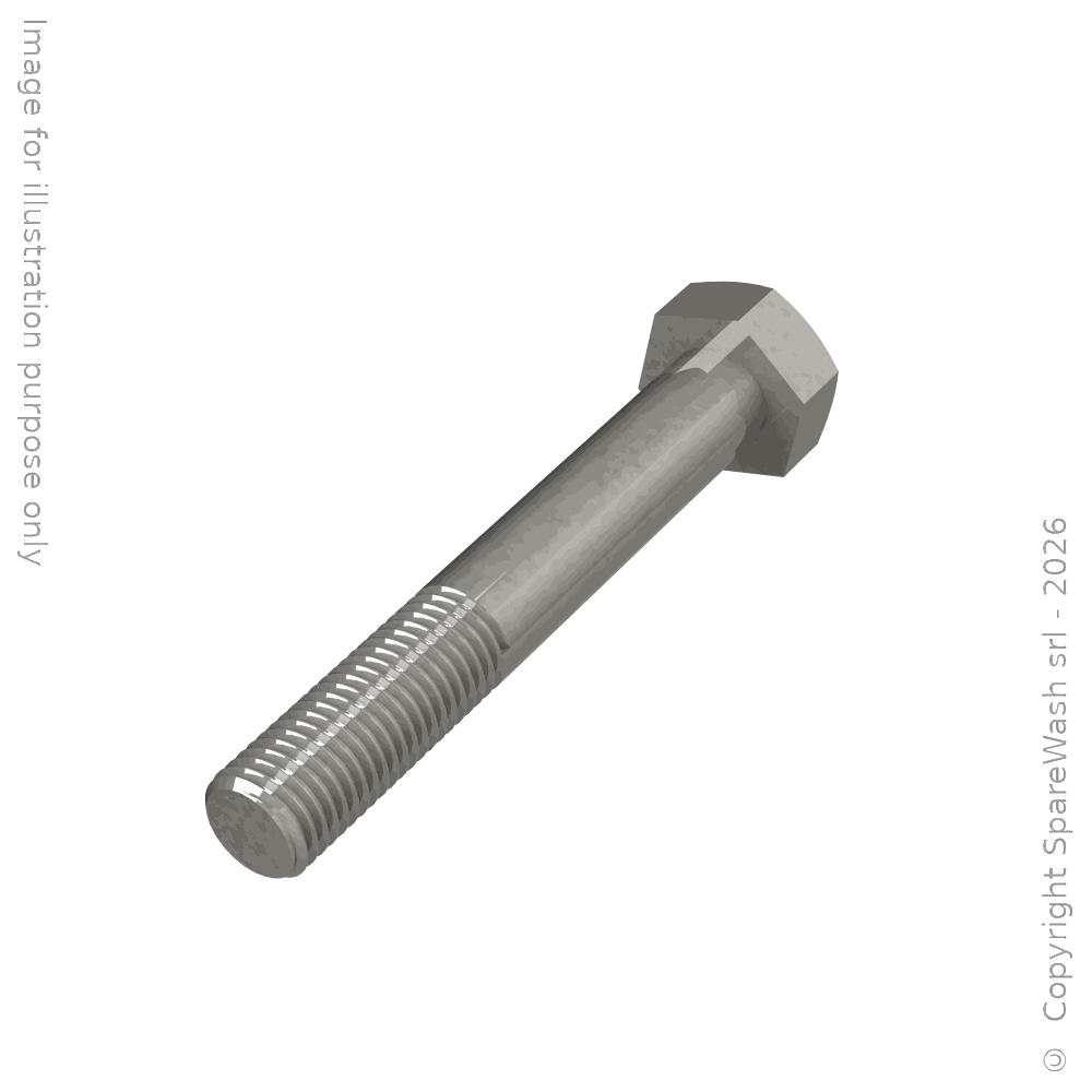 [90400872] VIS Á TÊTE HEXAGONALE PARTIALLEMENT FILETÉE M10X60 ACIER INOXYDABLE