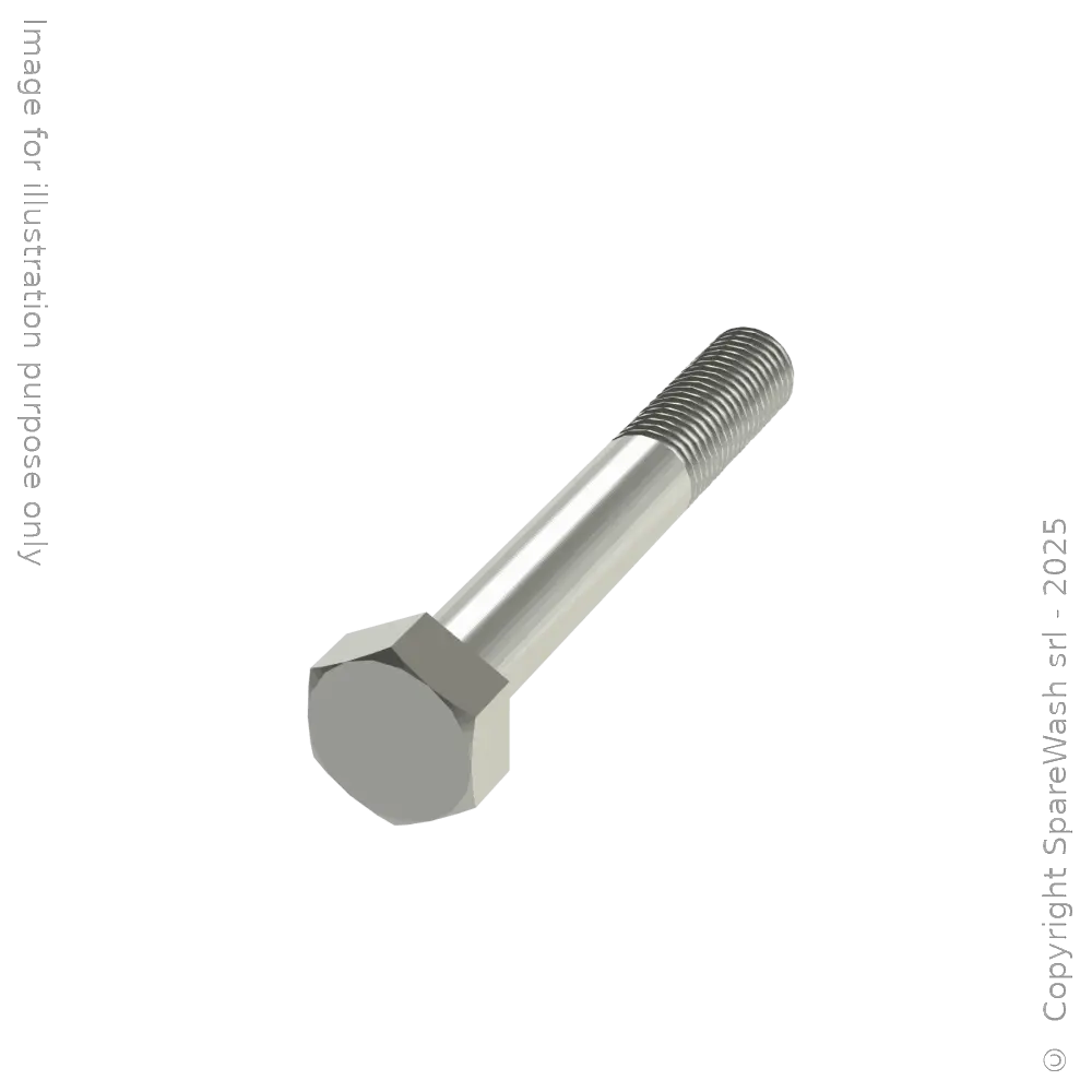 [90400889] PARTIALLY THREATED HEXAGON SCREW M10X70 GALVANIZED 10.9